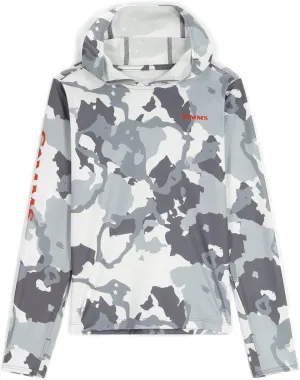 Simms Youth Solar Tech UPF 50 Fishing Shirt, SPF Hoody Shirt
