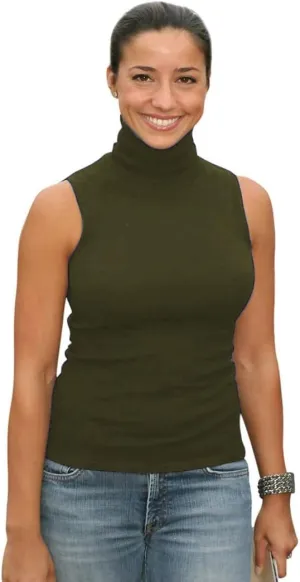 Sunfaynis Women's Soft Cotton Mock Turtleneck Shirt Baselayer Tops Underwear Shirt