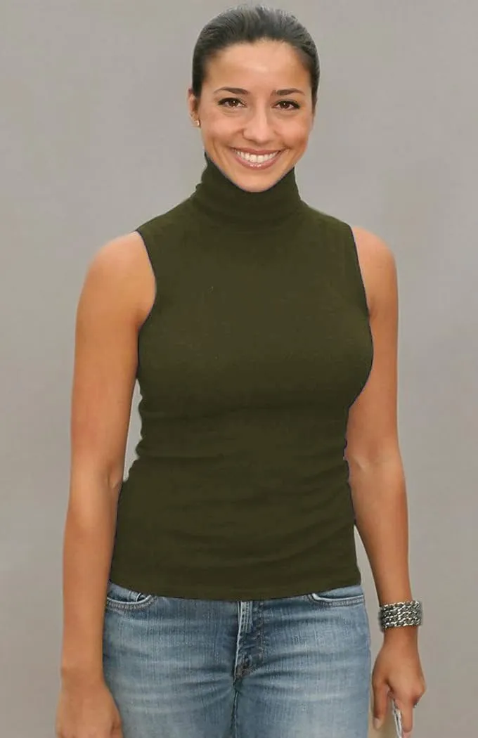 Sunfaynis Women's Soft Cotton Mock Turtleneck Shirt Baselayer Tops Underwear Shirt