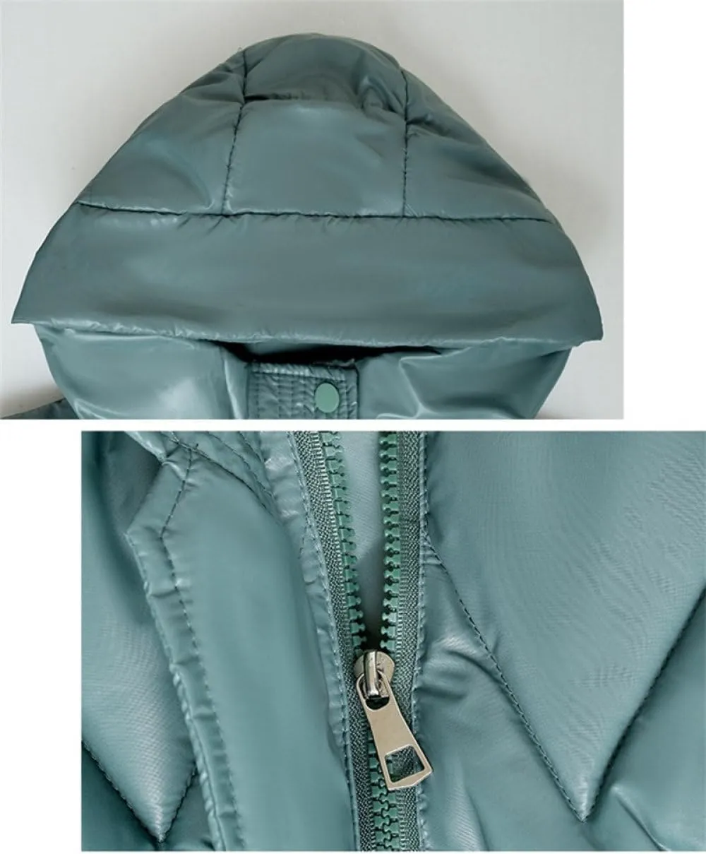 SWEPER Women'S Down Vest - Cotton Padded Jacket Waistcoat Glossy Down Coat Women Autumn Winter Loose Warm Sleeveless Jacket