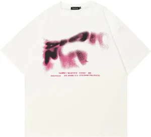 T-Shirt Streetwear Aesthetic Graphic Eyes Relaxed Tee Shirt Men Unisex