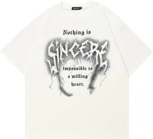 T-Shirt Streetwear Aesthetic Graphic Eyes Relaxed Tee Shirt Men Unisex