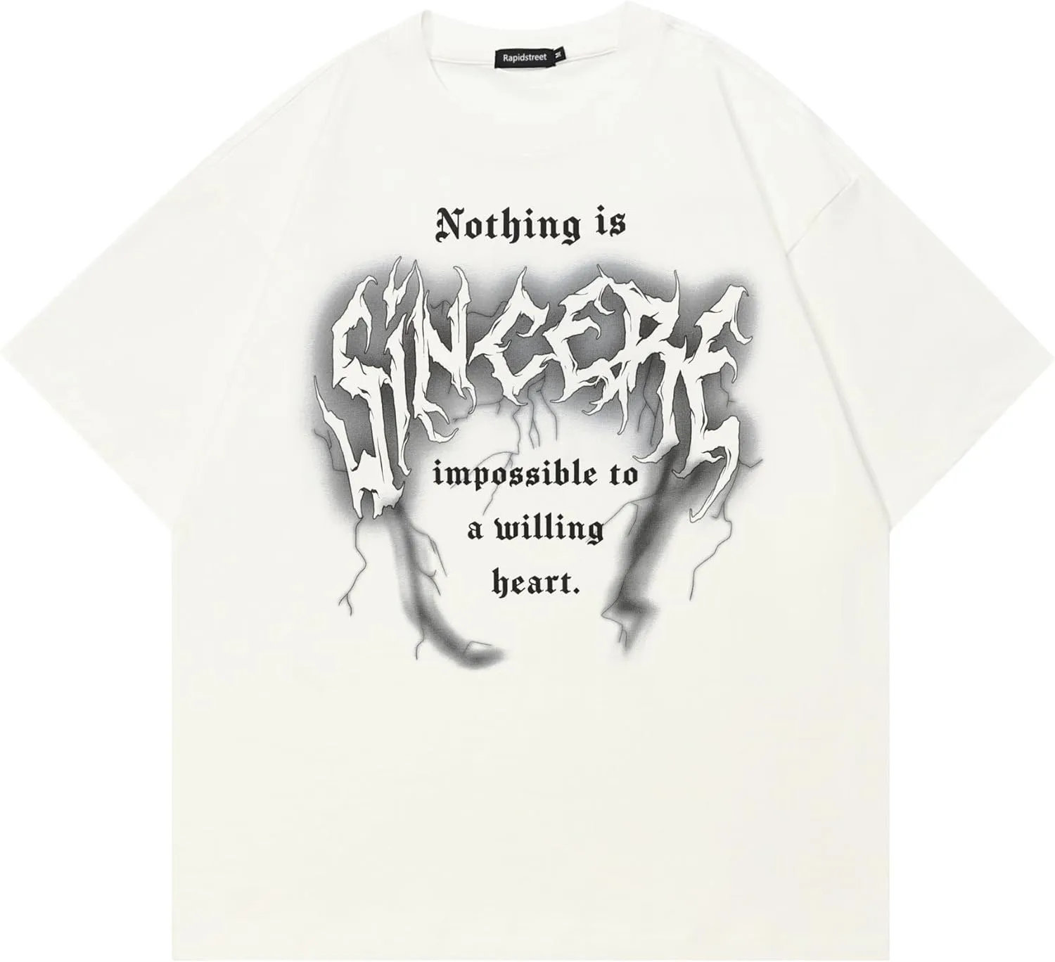 T-Shirt Streetwear Aesthetic Graphic Eyes Relaxed Tee Shirt Men Unisex