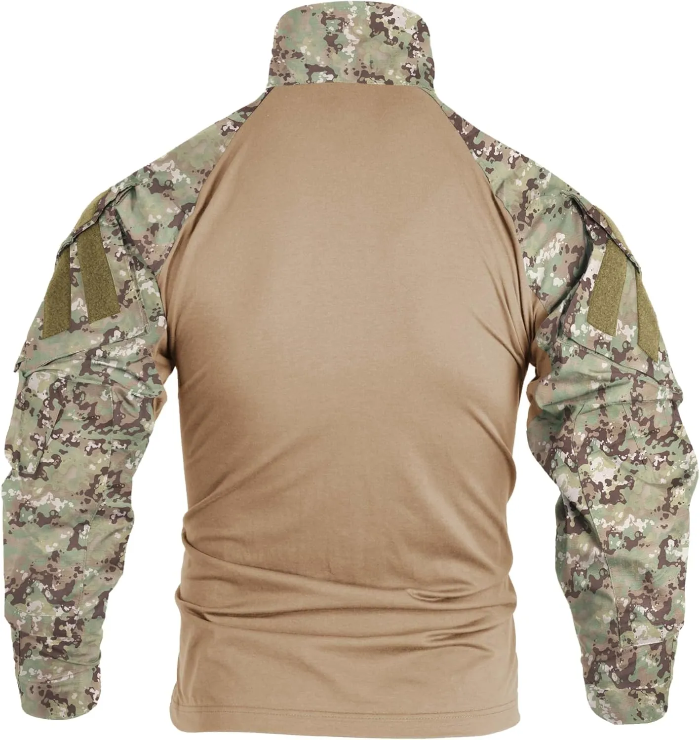 Tactical Shirt for Men G3 Camo Combat Shirt Long Sleeve BDU Military Shirt 1/4 Zip with Pockets