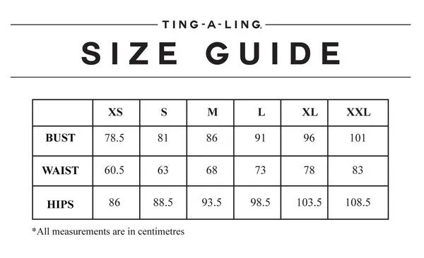 TING-A-LING Asymmetrical Skirt - White