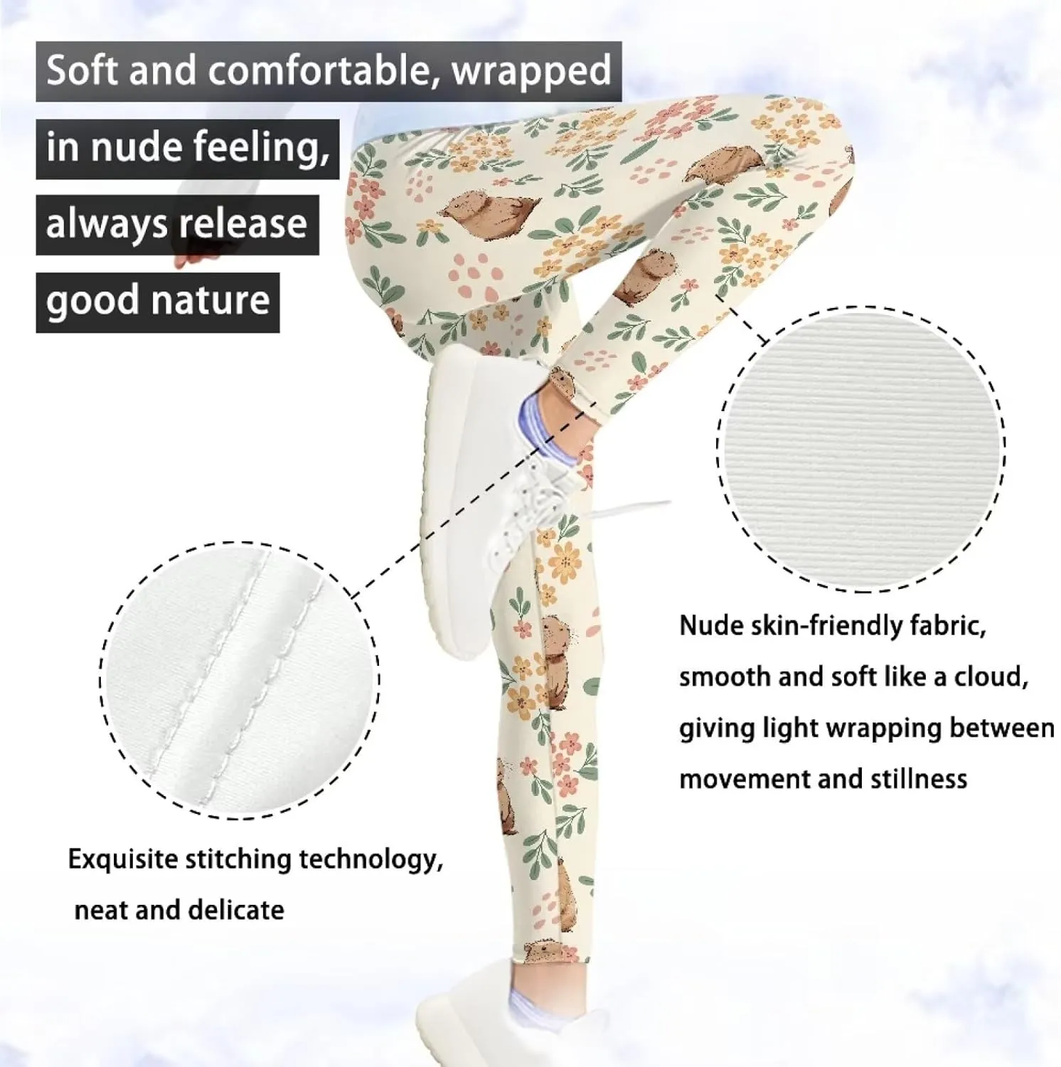 Toddler Girls Active Leggings Trousers Tummy Control Dance Yoga Leggings Tights