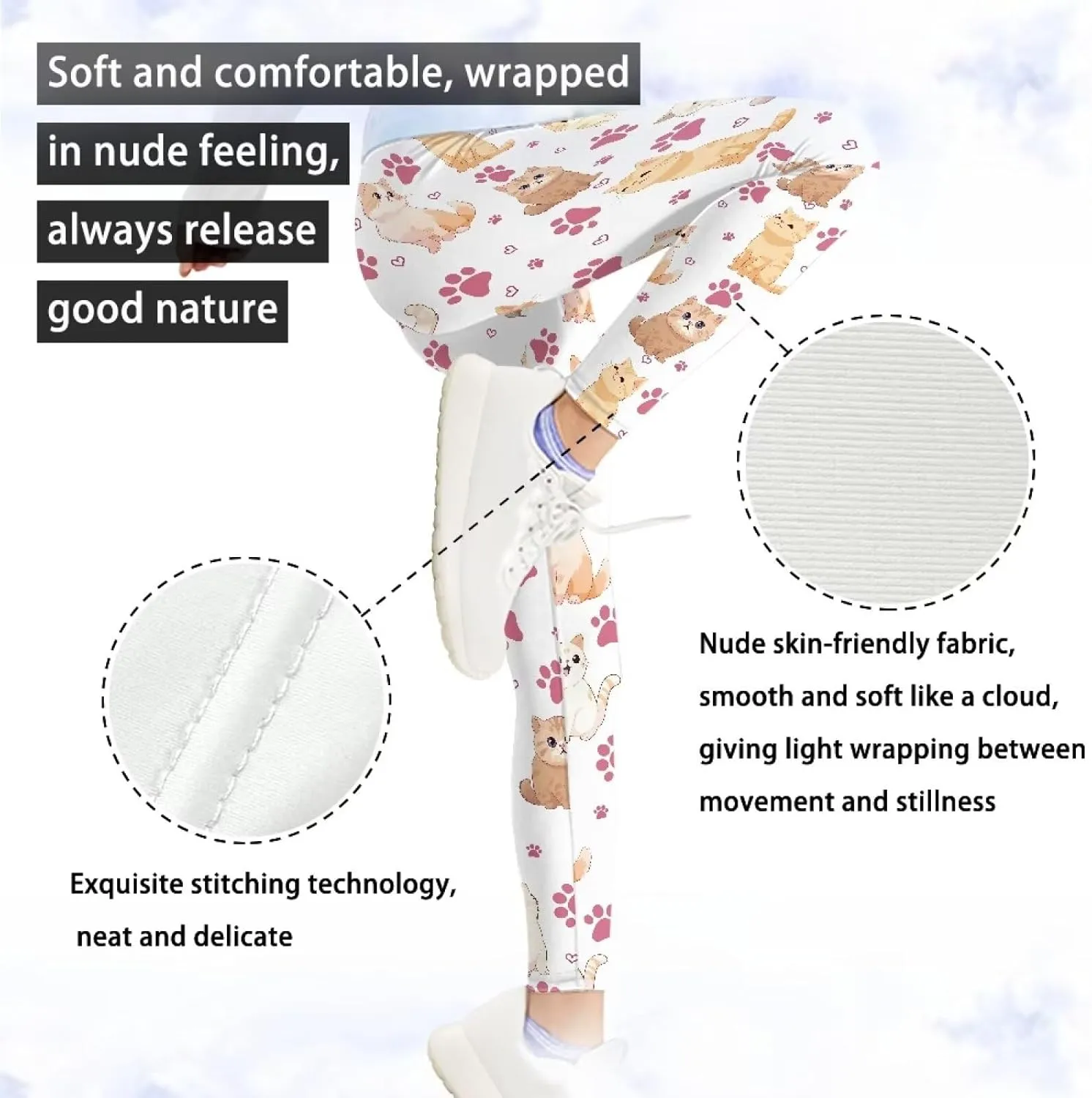 Toddler Girls Active Leggings Trousers Tummy Control Dance Yoga Leggings Tights
