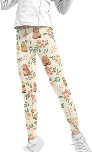 Toddler Girls Active Leggings Trousers Tummy Control Dance Yoga Leggings Tights