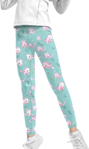 Toddler Girls Active Leggings Trousers Tummy Control Dance Yoga Leggings Tights