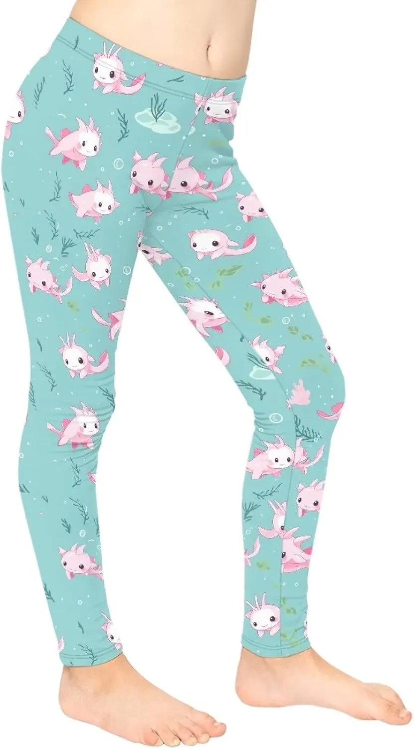 Toddler Girls Active Leggings Trousers Tummy Control Dance Yoga Leggings Tights