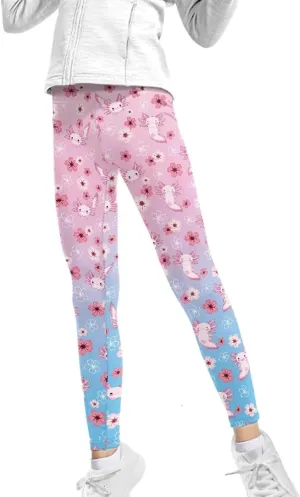 Toddler Girls Active Leggings Trousers Tummy Control Dance Yoga Leggings Tights