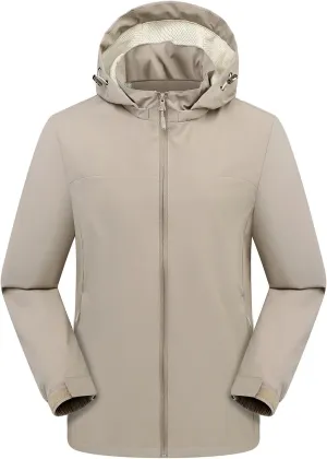 Trench Coat Women 2024 Fall Solid Lightweight Jackets Full Zip Puffer Jacket Long Sleeve Hooded Coats with Pockets