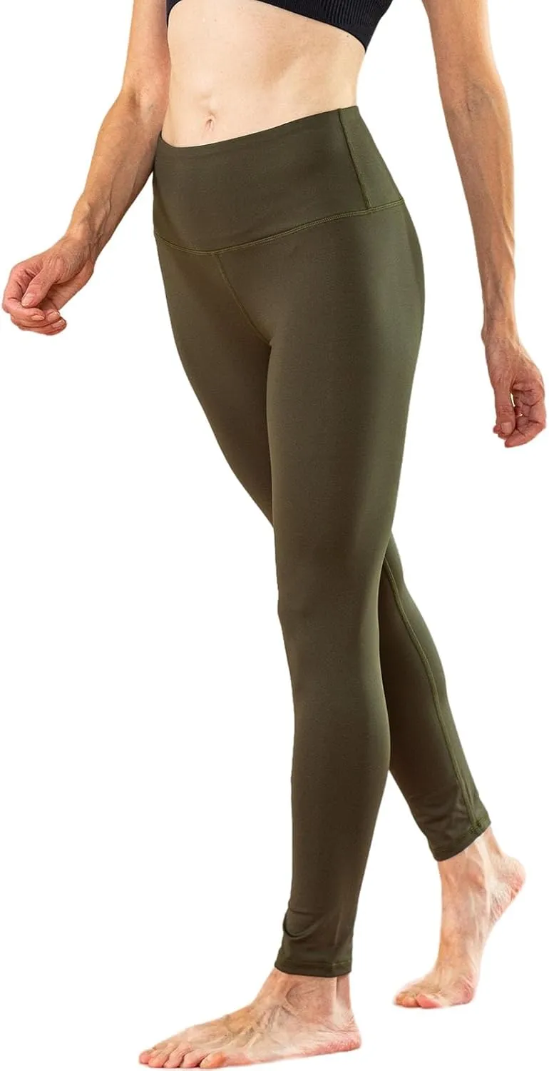 TRIUNION 2 Pack High Waisted Leggings for Women No See-Through Tummy Control Yoga Leggings for Women Workout Running Leggings