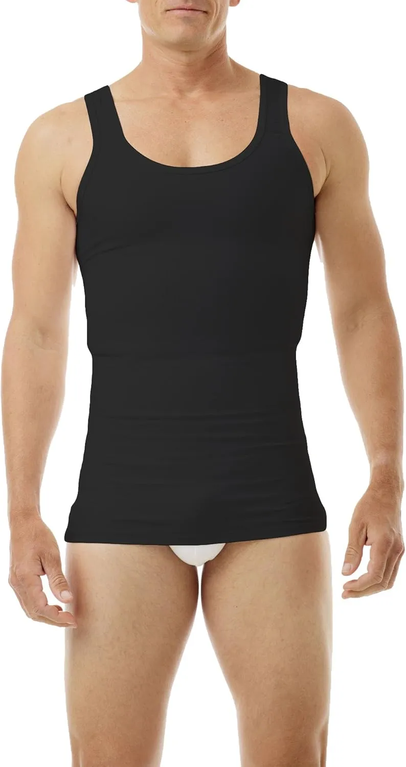Underworks Mens Compression Body Shirt Girdle Gynecomastia Shirt