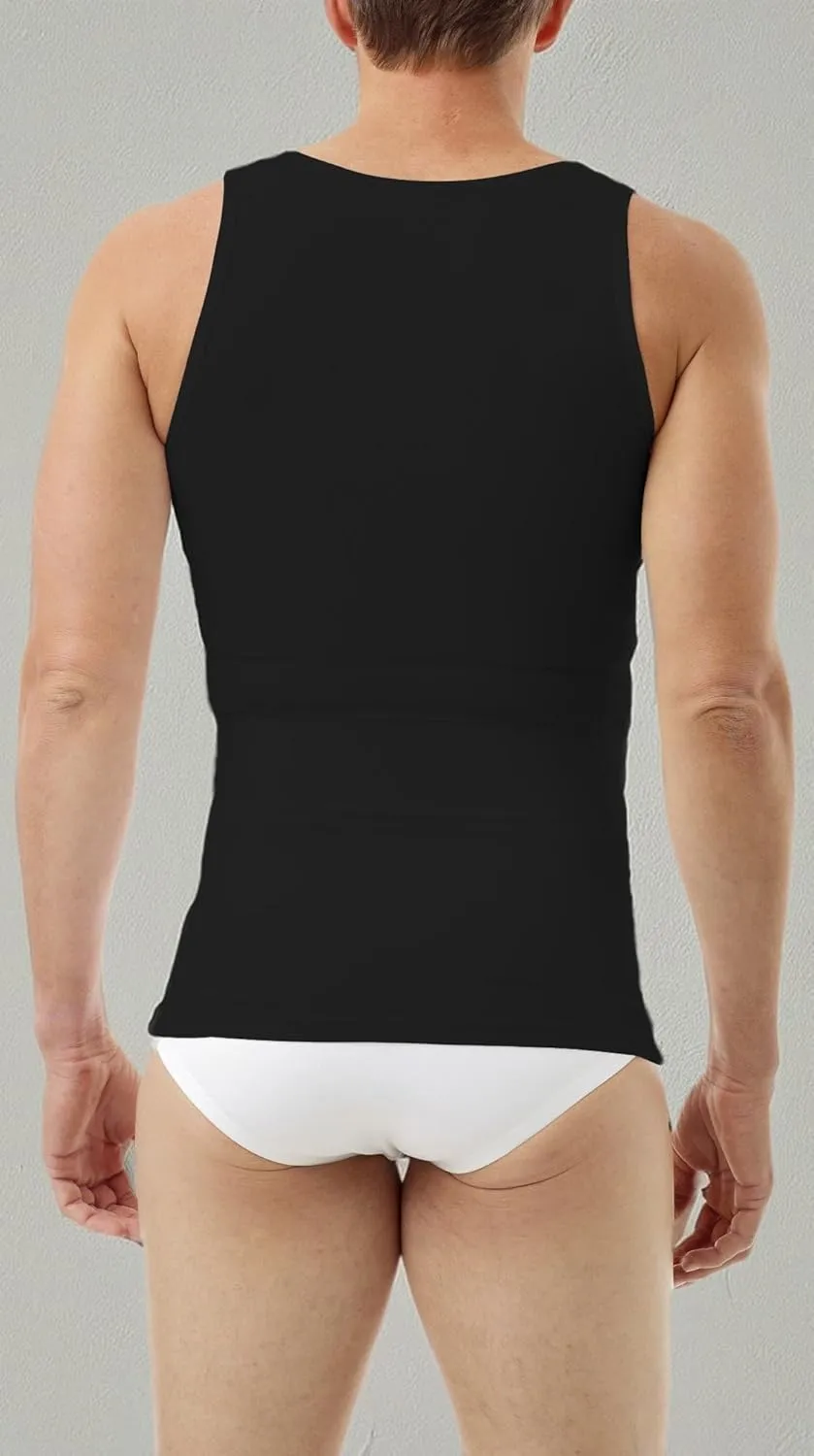 Underworks Mens Compression Body Shirt Girdle Gynecomastia Shirt