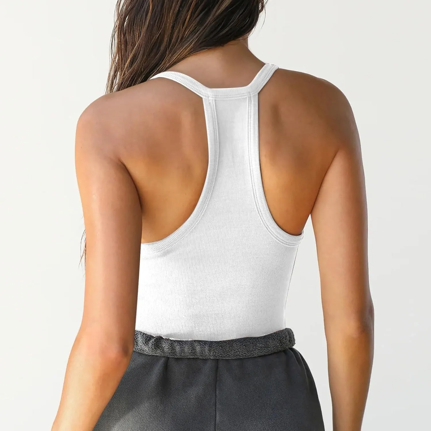 Veraella Tank Top, Veraella Women's Solid Racerback Tank Top, Veraella Women's Racerback Camisole Tank Top
