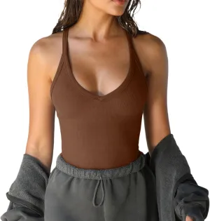 Veraella Tank Top, Veraella Women's Solid Racerback Tank Top, Veraella Women's Racerback Camisole Tank Top