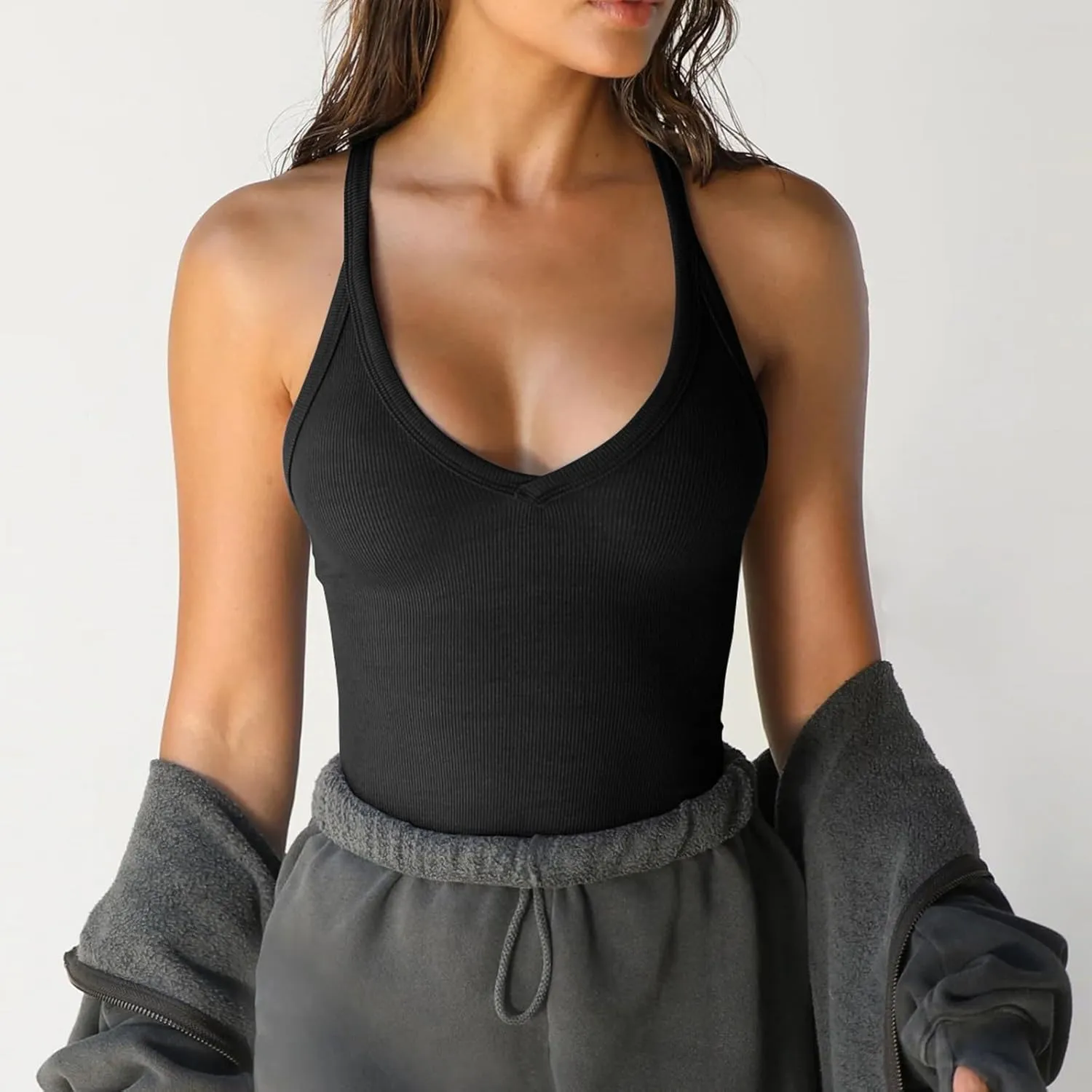 Veraella Tank Top, Veraella Women's Solid Racerback Tank Top, Veraella Women's Racerback Camisole Tank Top