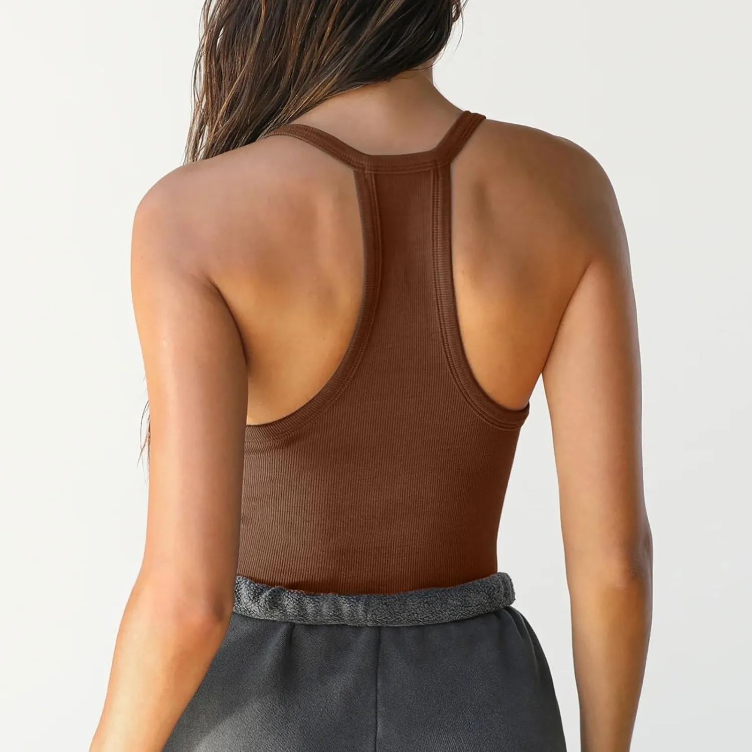 Veraella Tank Top, Veraella Women's Solid Racerback Tank Top, Veraella Women's Racerback Camisole Tank Top
