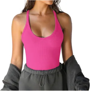 Veraella Tank Top, Veraella Women's Solid Racerback Tank Top, Veraella Women's Racerback Camisole Tank Top