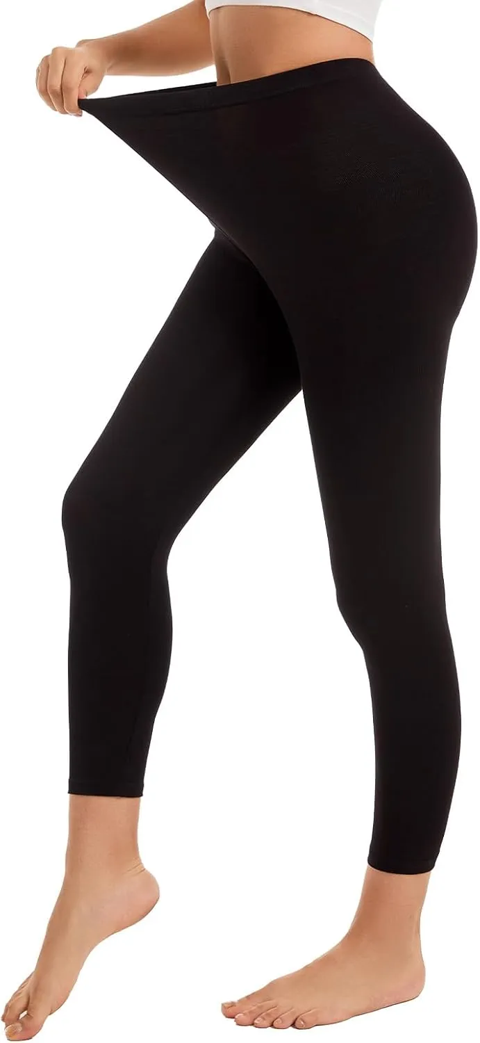Vinconie Thin Leggings for Women Yoga Pants Workout Leggings Full Length Soft