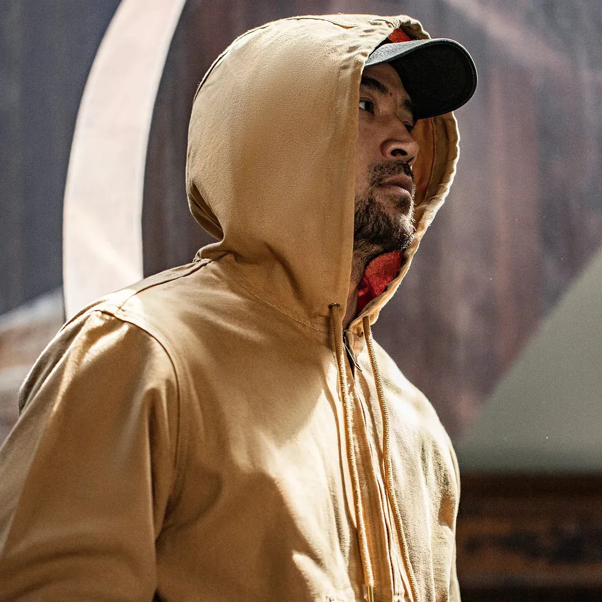 Vintage Heavyweight denim canvas Hoodie dupe