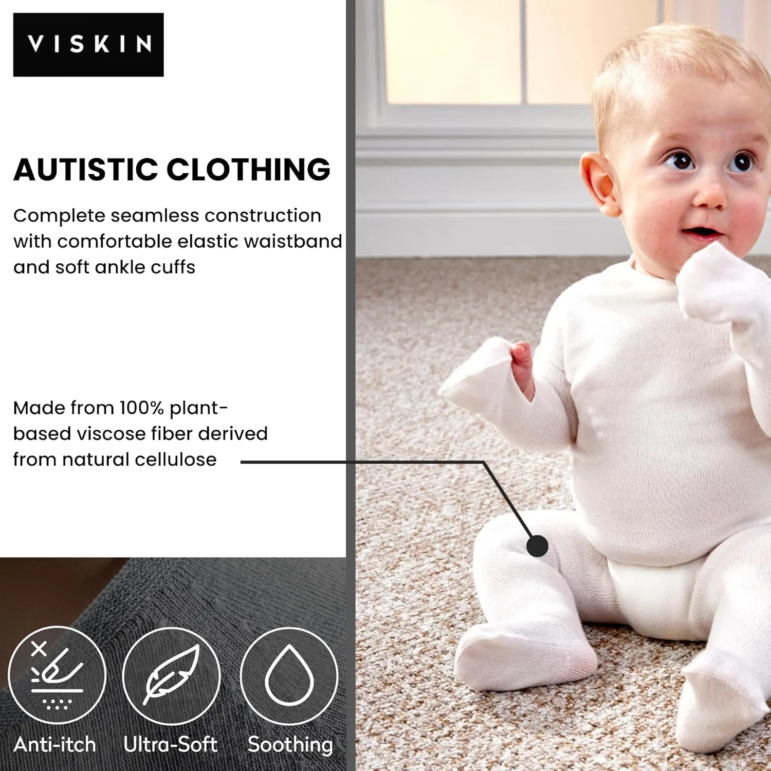 Viskin Seamless Baby Leggings