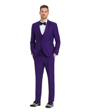 Vivid Purple Tuxedo - A Dash of Daring