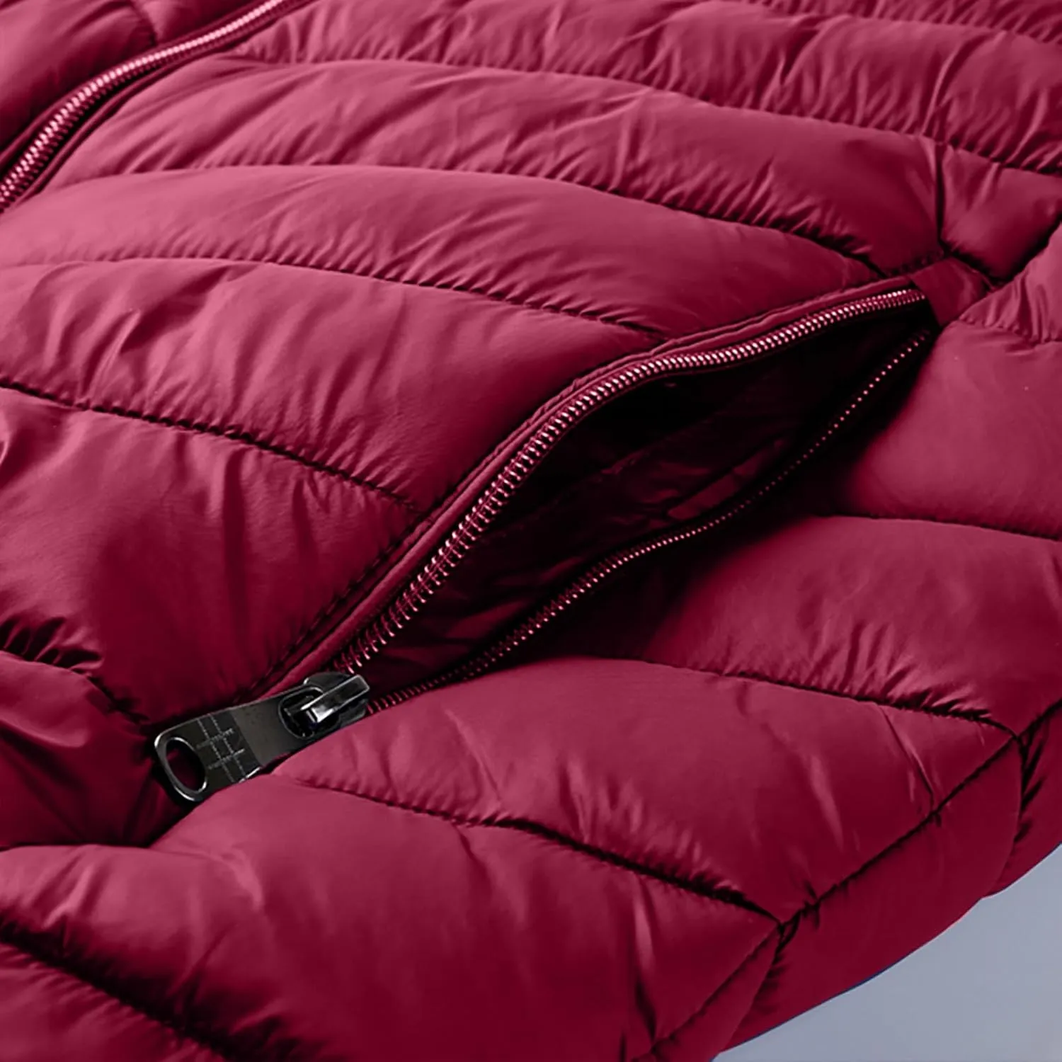 Waistcoat for Men's Fall Winter Warm Cotton Padded Sleeveless Snow Jackets Trendy Color Block Plus Size Vest Coat