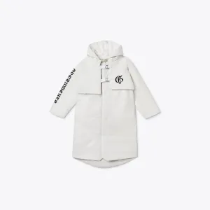 WHITE COAT WITH BUCKLES