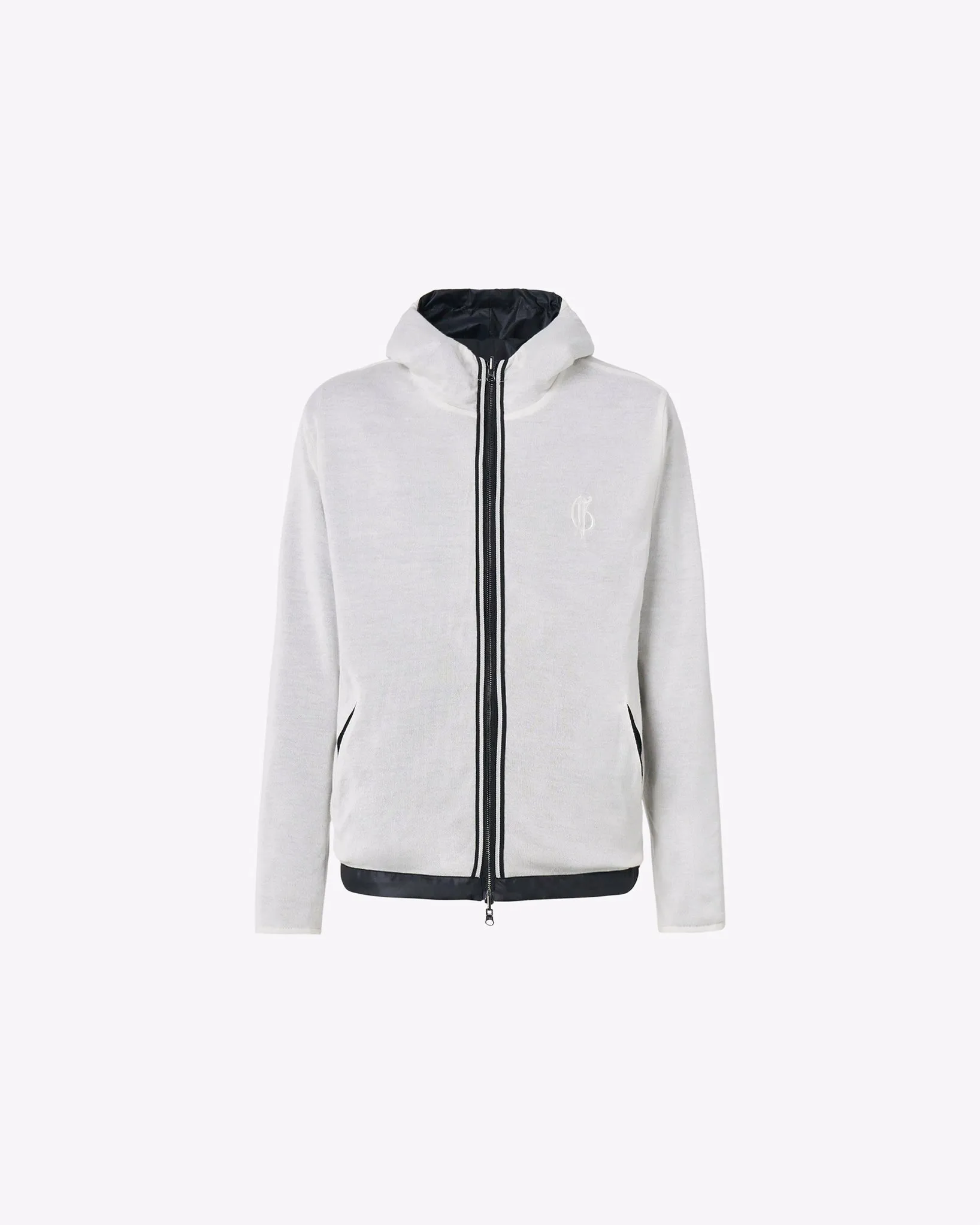 White reversible rain jacket