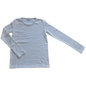 Willow and Finn Cream Long Sleeve Basic Top