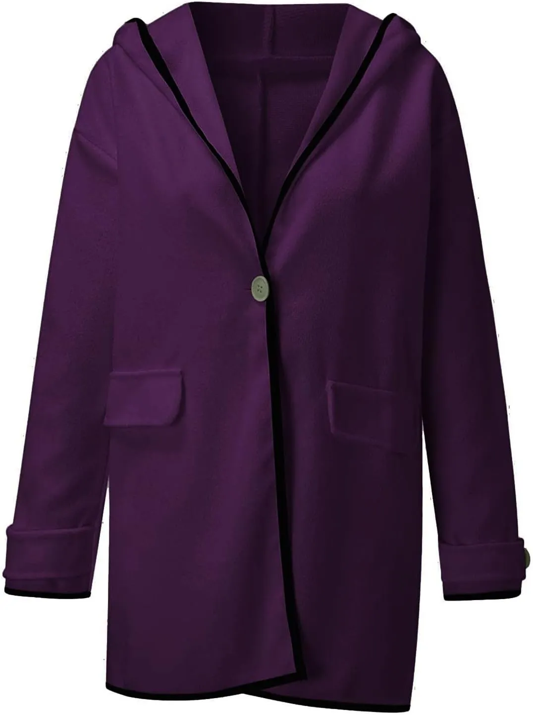 Winter Jackets For Women Womens Winter Wool Coat Trench Jacket Ladies Warm Slim Long Overcoat Outwear