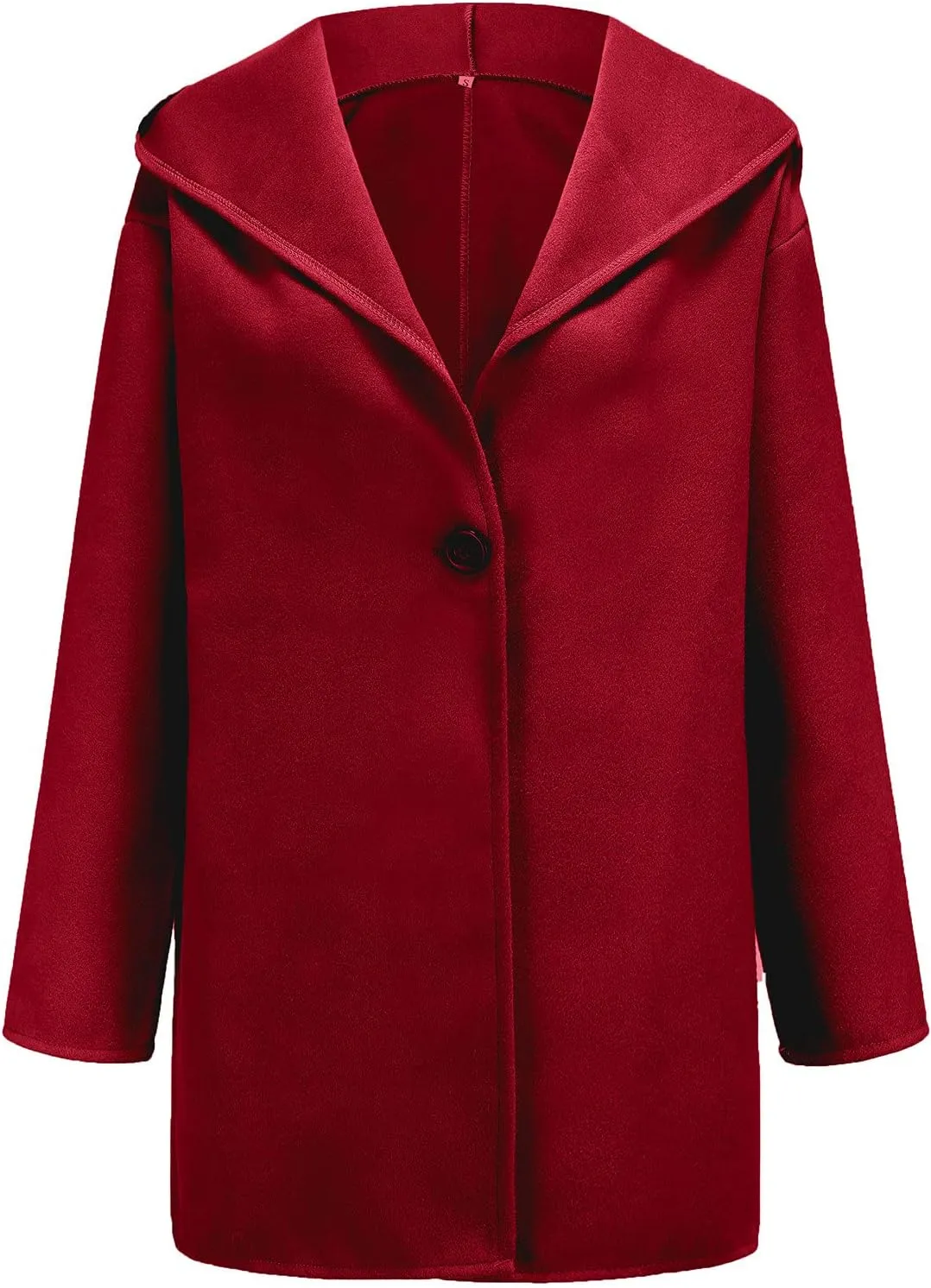 Winter Jackets For Women Womens Winter Wool Coat Trench Jacket Ladies Warm Slim Long Overcoat Outwear