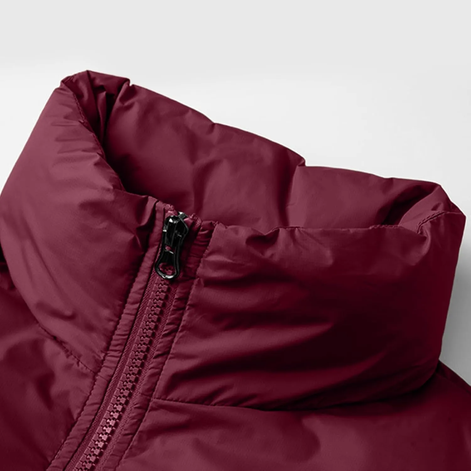 Winter Quilted Insulated Jackets For Men Heavyweight Cotton Padded Jacket Stand Collar Thickened Coats For Travel Ski