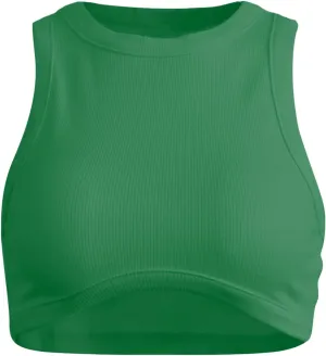 Women Basic Ribbed Knit Tie Dye Tank Top Crew Neck Sleeveless Crop Top Y2K Summer Camisole Vest Top