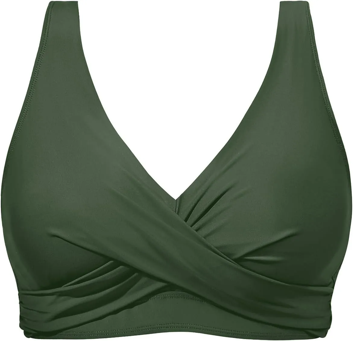 Women Underwire Bikini Top - Push Up Bathing Suit Top Large Bust Swim Top 2025 Swimsuit Top
