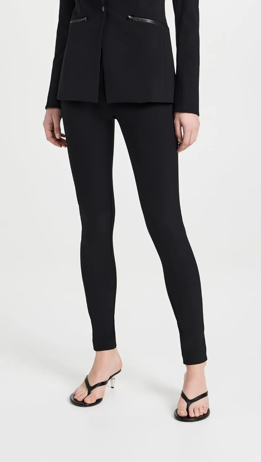 Women's Black Scuba Leggings