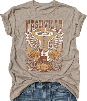 Womens Boho Floral Shirt Vintage Flower Graphic Tee T-Shirt Summer Short Sleeve T Shirts Cute T Shirt Tops