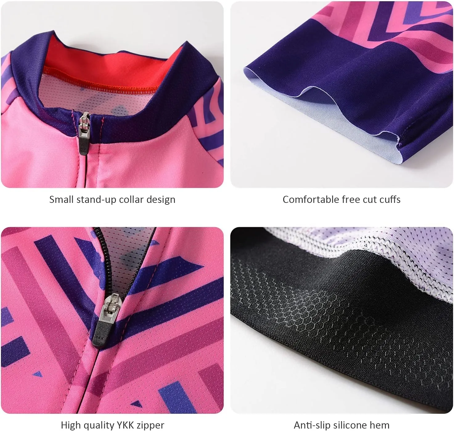 Women's Cycling Jersey Short Sleeve Shirt High Elastic Athletic Training Sports T-Shirt