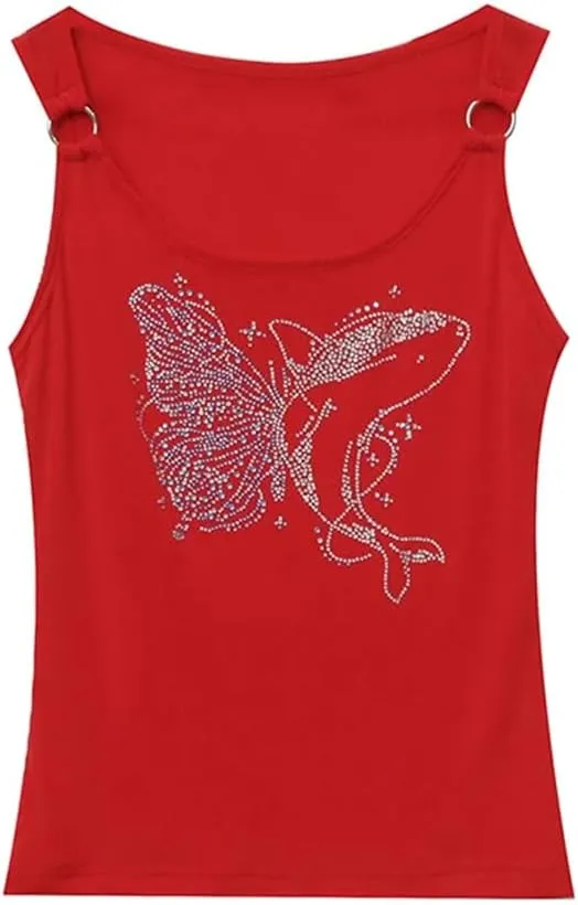 Women's for Slim Sleeveless Vest T-Shirt Mesh Camisole Shirt