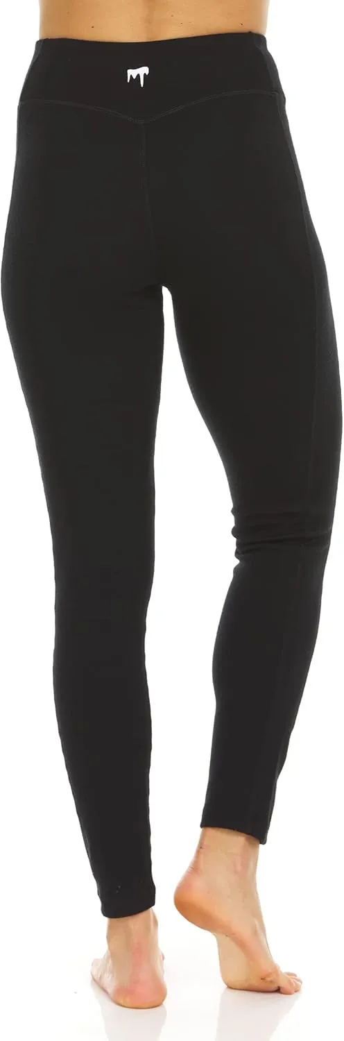 Womens Merino Wool Leggings - Midweight - Active Wear Leggings