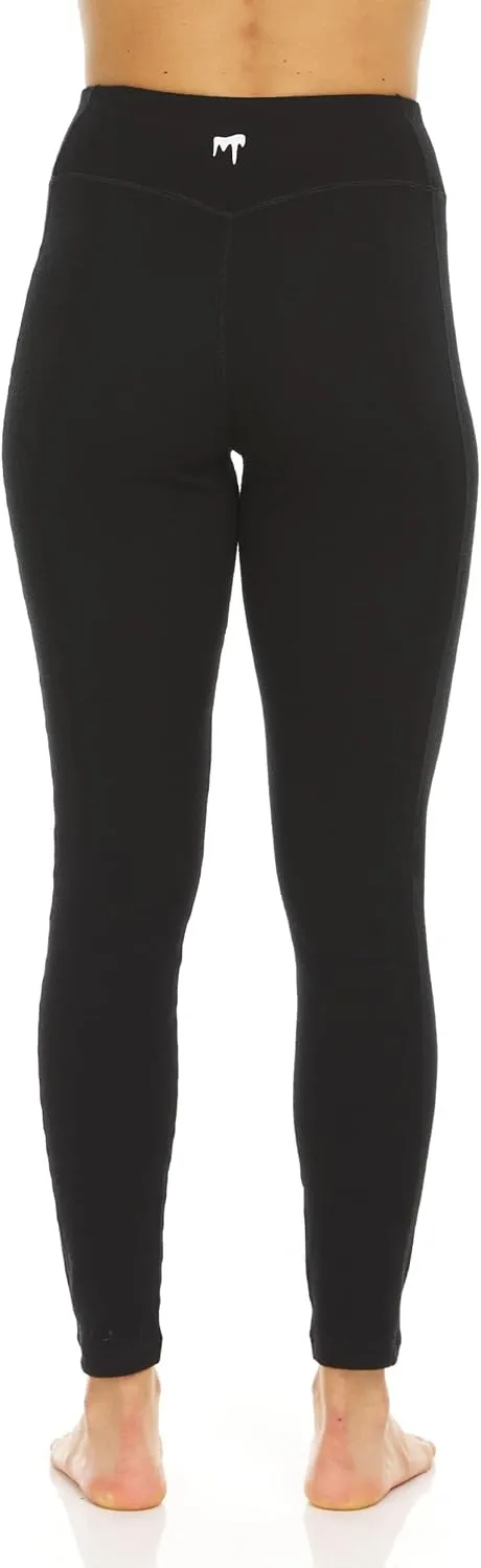 Womens Merino Wool Leggings - Midweight - Active Wear Leggings