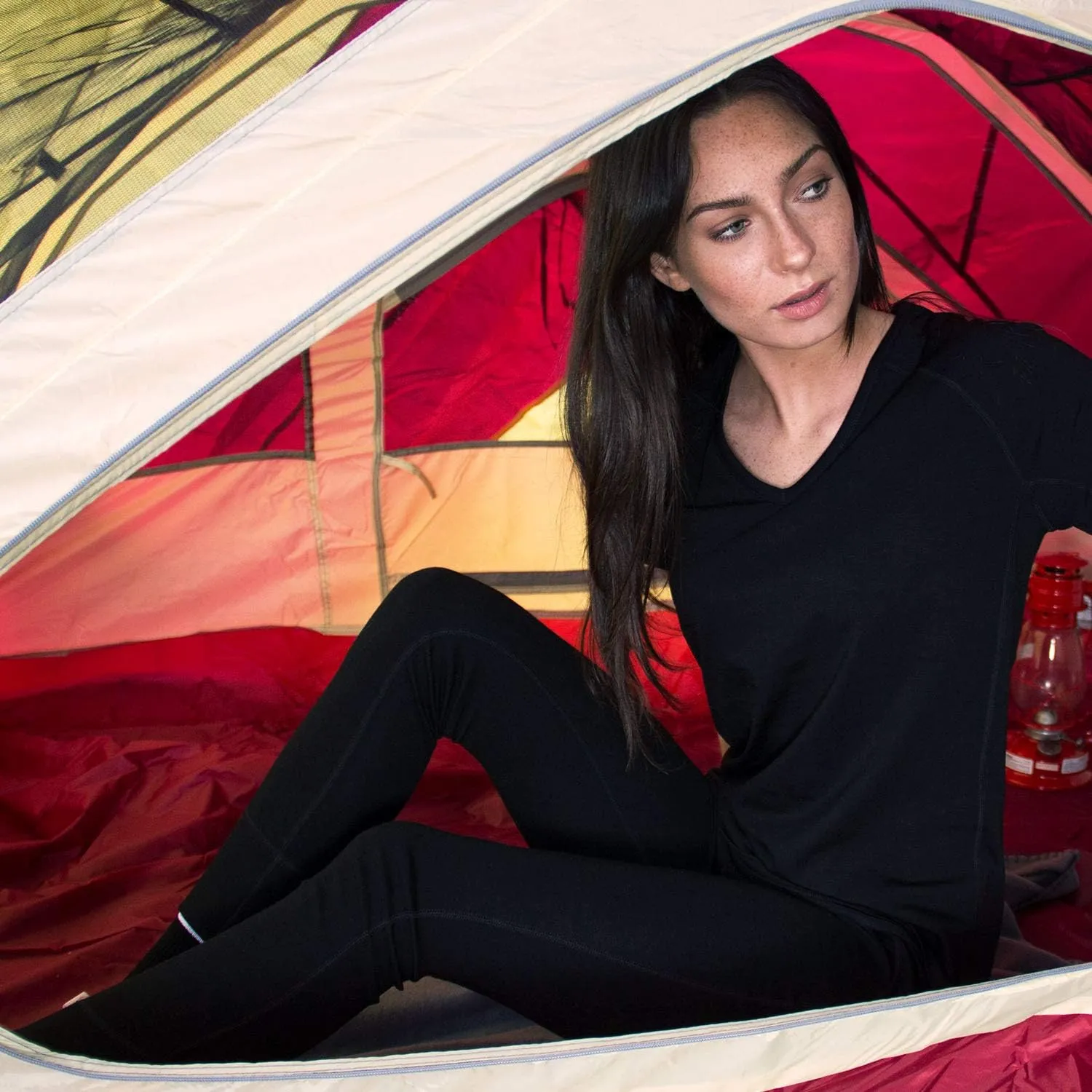Womens Merino Wool Leggings - Midweight - Active Wear Leggings
