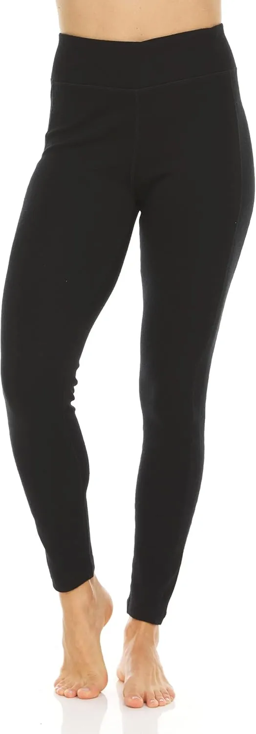 Womens Merino Wool Leggings - Midweight - Active Wear Leggings