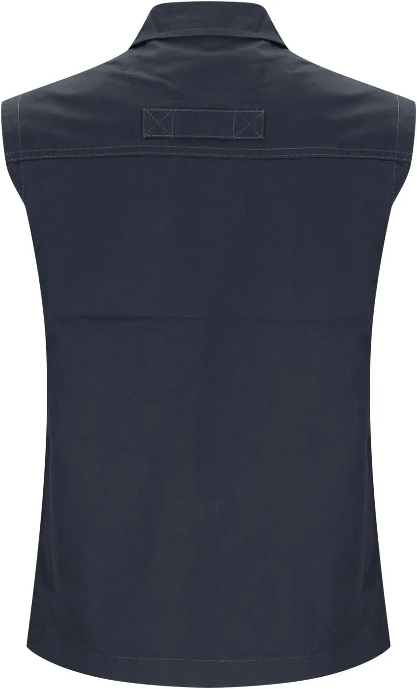 Womens Outdoor Jackets Vests Casual Full Zipper Sleeveless Hiking Fishing Vests Utility Travel Safari Cargo Vest with Pockets