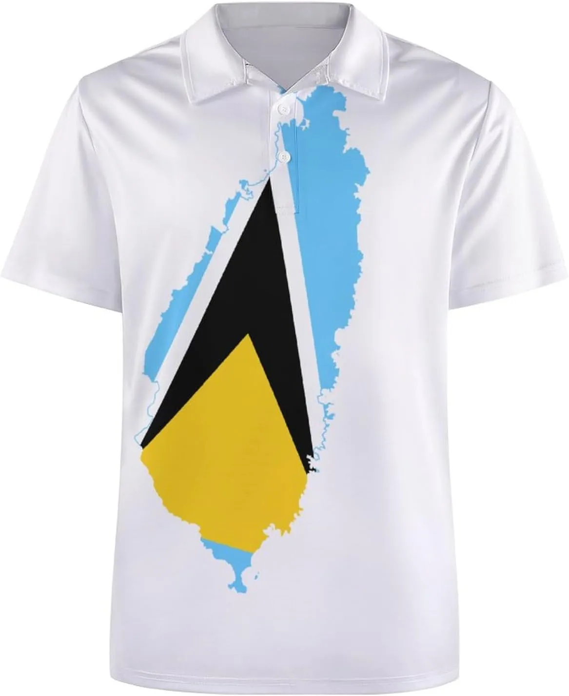 Women's Sport Australian Flag Polo-Shirt Soft Short-Sleeve Polo-Shirt for Women
