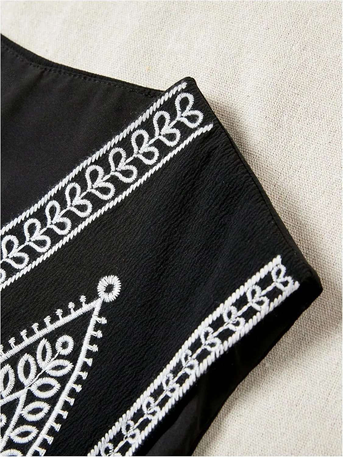 Women's Tribal Print Open Front Crop Top Sleeveless Jacket Vests Top