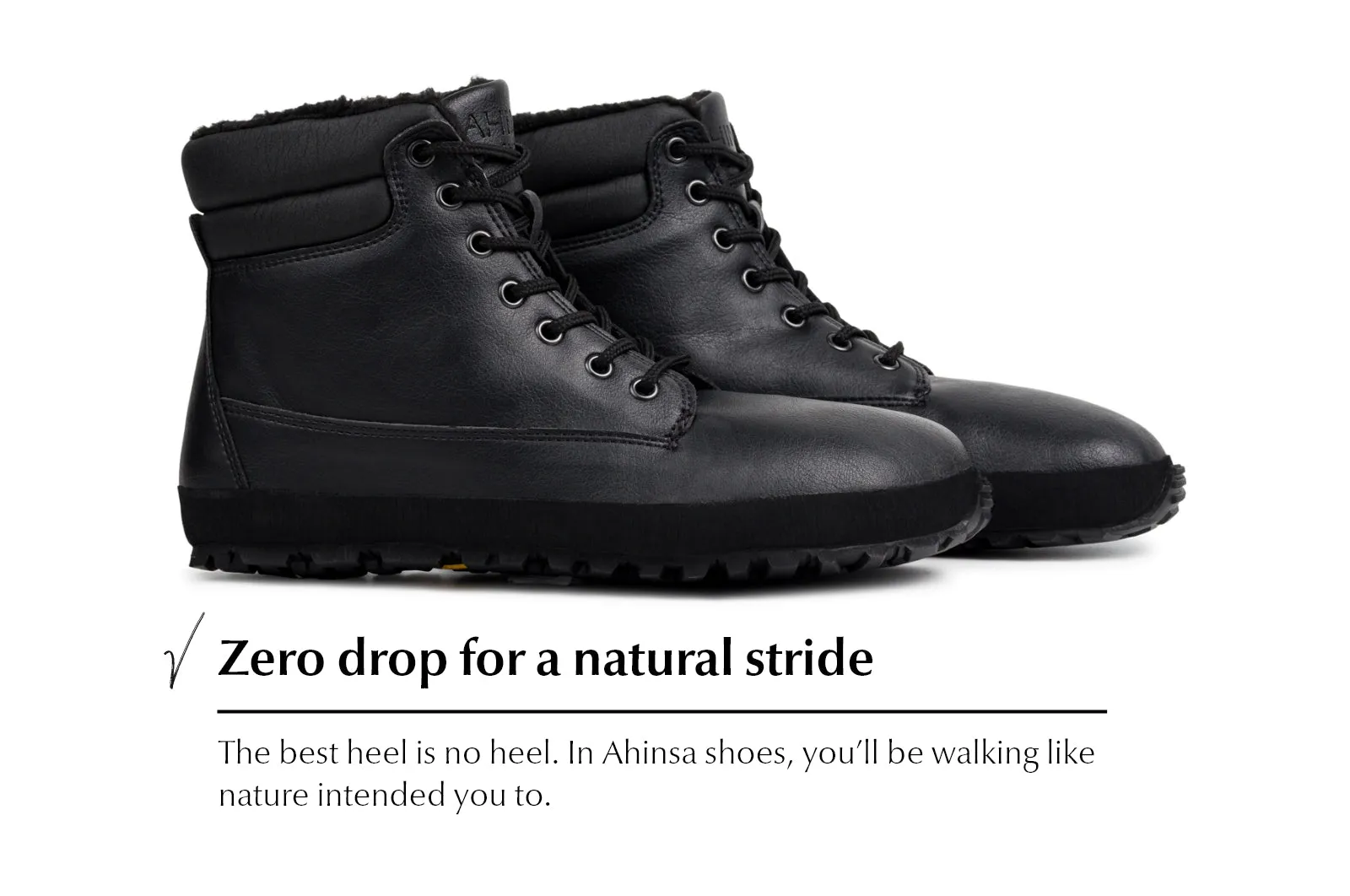 Women's winter barefoot boots Shuma Winter black
