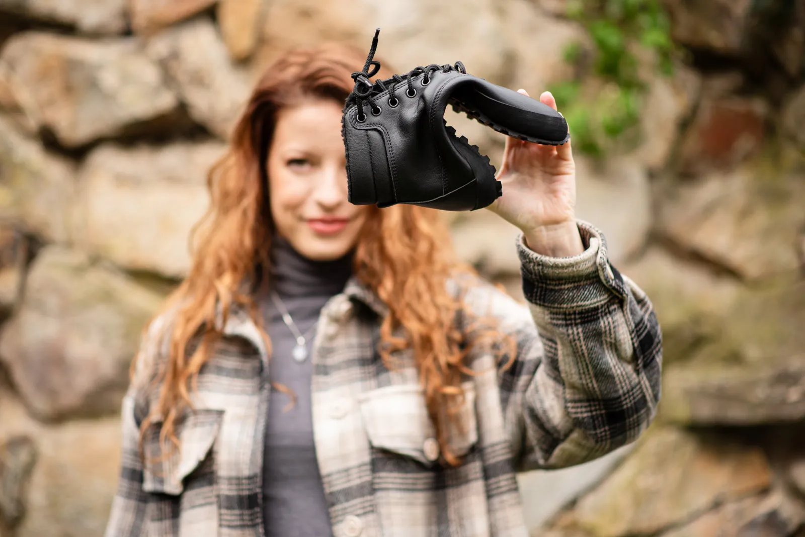 Women's winter barefoot boots Shuma Winter black